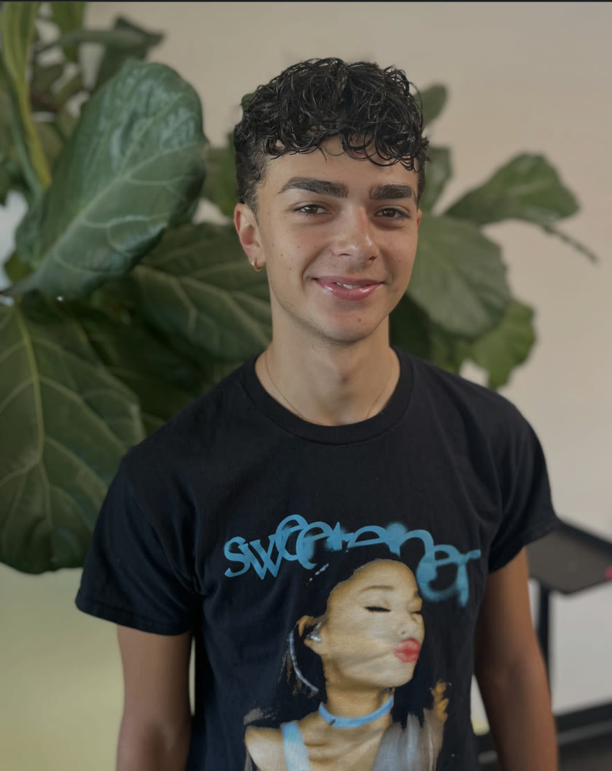A fresh curly crop at the salon